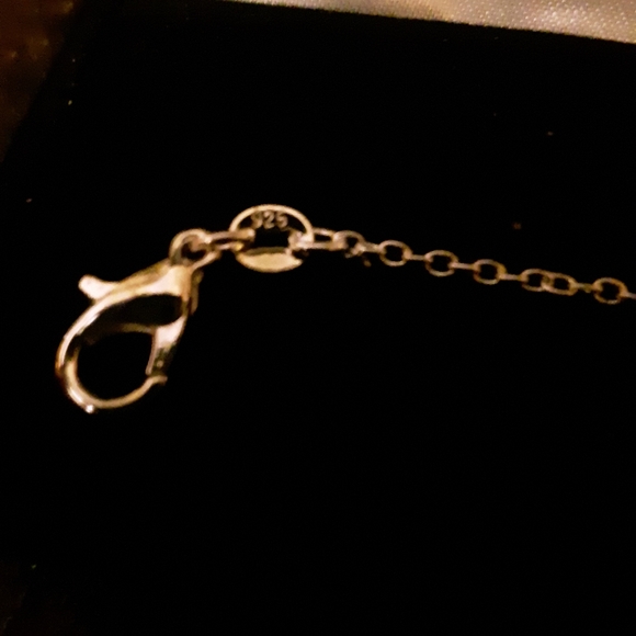 Cross pendant necklace silver cz - Picture 8 of 13